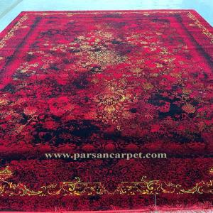 قیمت خرید فرش 700 شانه پتینه طرح طوبی | طراحی پتینه لاکی (روناسی)