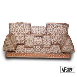 پشتی عربی خلیجی مبل نما | فروش مستقیم ست پشتی سنتی شاه نشین