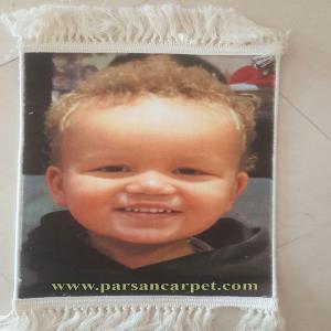 تابلو فرش عکس چهره سفارشی | تولید تابلو فرش ماشینی چاپی در کاشان