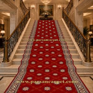 فرش تشریفاتی قرمز کد 102