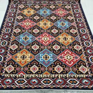 قیمت عمده گلیم ماشینی رولی و قالیچه 5 رنگ کاشان