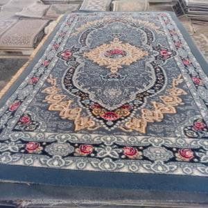 پشتی فرش ماشینی فیلی ست با فرش درجه یک | خرید اینترنتی پشتی فرش کاشان