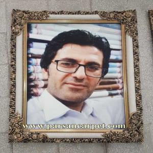خرید تابلو فرش چاپی چهره ارزان دیجی کالا کد 466