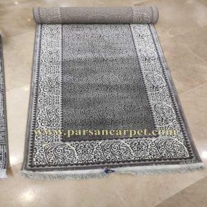 تولیدی گلیم فرش مدرن طوسی 350 شانه کد 615