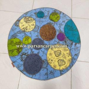 جدیدترین مدل فرش 1200 شانه چهل تیکه آبی