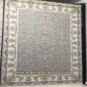 قیمت فرش 1200 شانه گل برجسته نقره ای (طوسی) کد 105