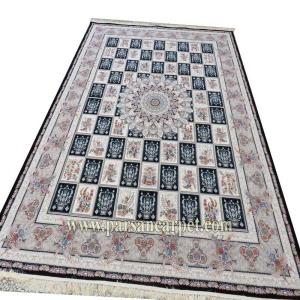 کارخانه فرش 700 شانه مدل فانوس کاشان