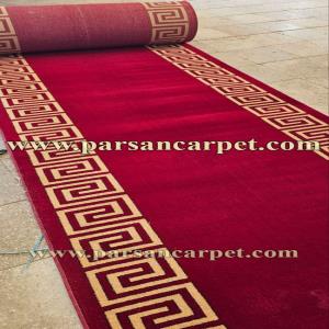 تولید فرش تشریفاتی حاشیه ورساچه درجه یک قرمز