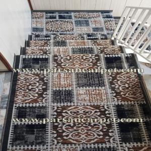 خرید فرش راه پله سفارشی چهل تیکه مدرن