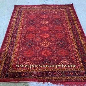 فروش عمده گبه ماشینی سنتی طرح بلوچی قرمز