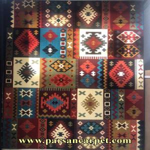فروش عمده گلیم فرش طرح گبه سنتی کد 1026