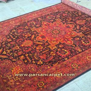 گلیم فرش ماشینی 350 شانه طرح هریس ارزان