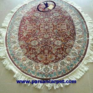فرش بیضی طرح افشاری
