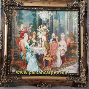 تابلو فرش چاپی طرح اروپایی کد 253
