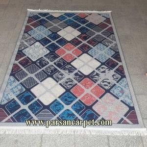 فروش گلیم ماشینی 6 رنگ طوسی جدید