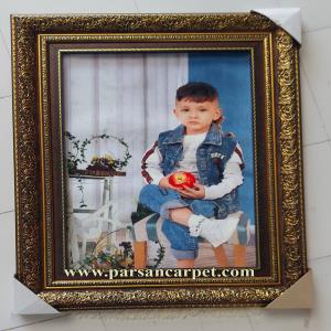 تبدیل عکس به تابلو فرش چهره خاص کد 346