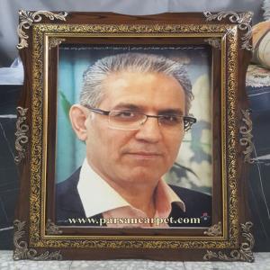تابلو فرش عکس شخصی چهره سفارشی کد 709