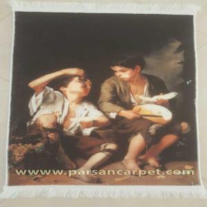 تبدیل عکس به تابلو فرش پرتره سفارشی در کاشان | قیمت تابلو فرش چاپی