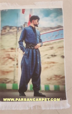 سفارش تابلو فرش چهره شخصی در کاشان با قاب دلخواه