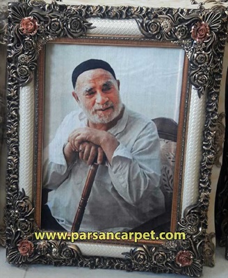 تبدیل عکس به تابلو فرش در تولیدی پرسان پارس | سفارش آنلاین تابلو فرش چهره