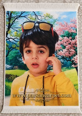 خرید تابلو فرش ماشینی چاپی ارزان و باکیفیت از عکس چهره