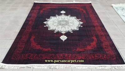 فروش آنلاین فرش 1000 شانه وینتیج طرح ترنج