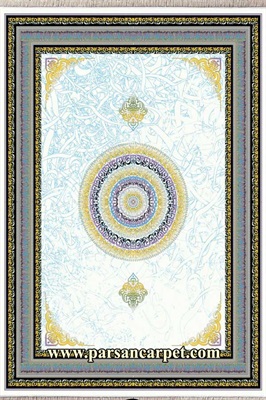 خرید فرش ماشینی 1200 شانه طرح کتیبه