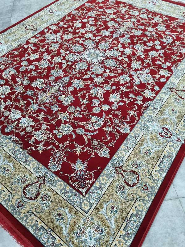 فرش 1200 شانه لاکی کاشان کد 2010 | خرید اینترنتی مستقیم از کارخانه