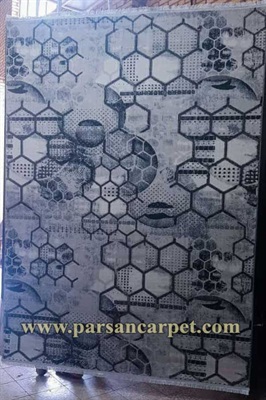 بهترین مدل گلیم فرش مدرن کارخانه کاشان کد 620