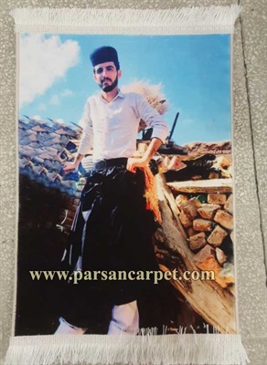 تابلو فرش چاپی چهره بهترین هدیه کد 544