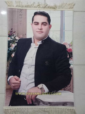 خرید اینترنتی تابلو فرش چهره کد 674 | تابلو فرش چاپی
