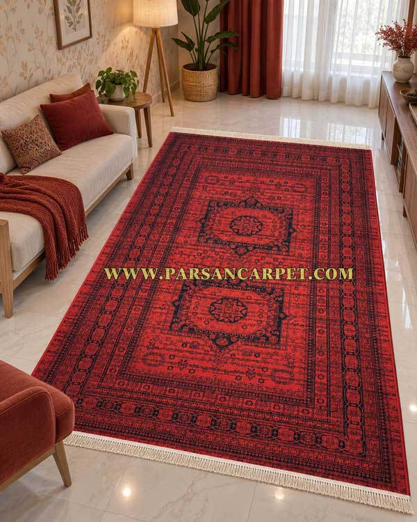 فرش 700 شانه سنتی لاکی پتینه کد 4830