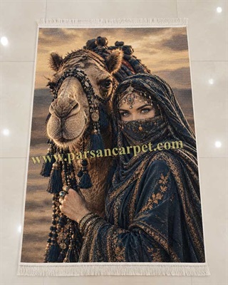 سفارش تبدیل عکس به تابلو فرش چهره کد 810