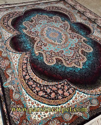 فرش 1000 شانه ده رنگ طرح مهبد