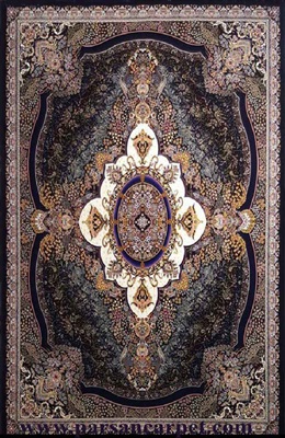 فرش 1000 شانه 10 رنگ طرح ترلان