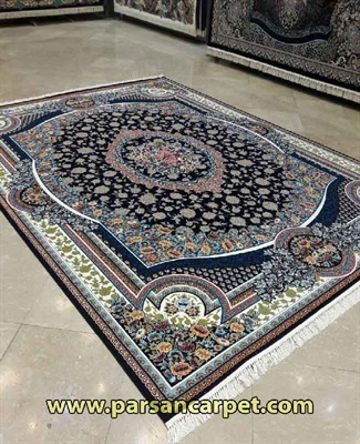 فرش 1000 شانه 8 رنگ طرح رنگین کمان