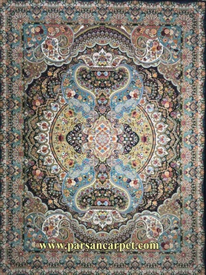 فرش 1200 شانه طرح اهورا کاشان