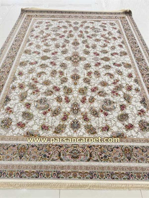 خرید فرش 1200 شانه افشان گل سرخ | فرش گل برجسته درجه یک