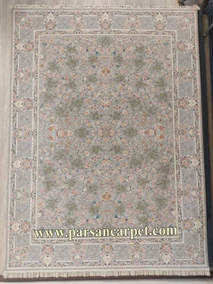 قیمت فرش 1200 شانه هایبالک زمینه نقره ای افشان کد 22101