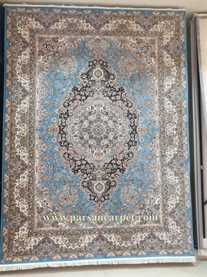 شرکت فرش 1200 شانه کاشان طرح سالار آبی