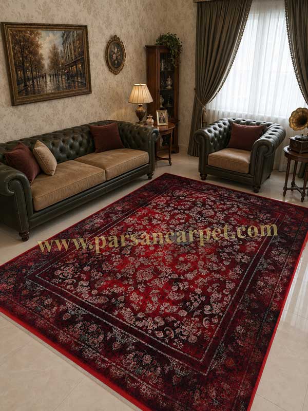 فرش 1200 شانه لاکی پتینه کد k4045