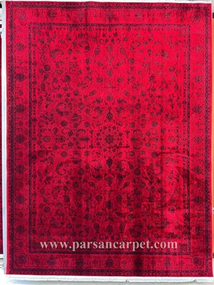 فرش 1200 شانه لاکی وینتیج طرح آنیتا