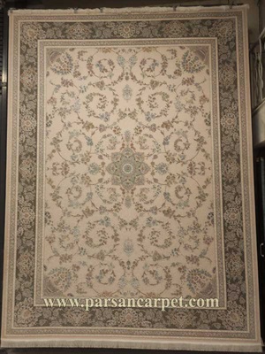 خرید اینترنتی فرش 1200 شانه مدل آیگل کاشان