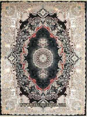خرید آنلاین فرش 1200 شانه طرح الیزه - فرش کاشان