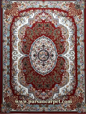 قیمت فرش 1200 شانه طرح رسپینا کاشان - فرش ماشینی