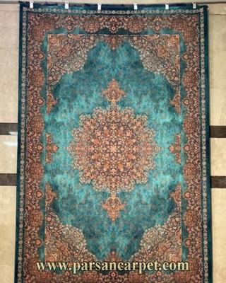 فرش 1200 شانه روچک کلاریس آبی فیروزه ای