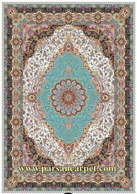 خرید فرش 1200 شانه طرح سارینا -فرش کاشان