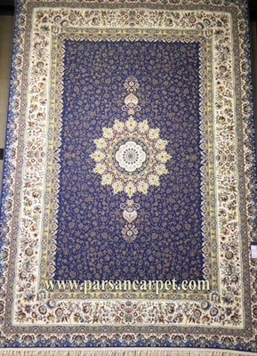 سایت فرش 1200 شانه سرمه ای طرح سیکا