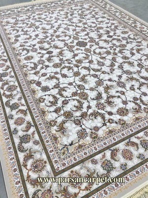 قیمت فرش 1200 شانه گل برجسته کاشان طرح مهراسا