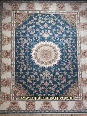 خرید اینترنتی فرش 1200 شانه گل برجسته طرح پیچک